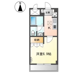 ラ メゾン ド ショコラ【3階】の間取り