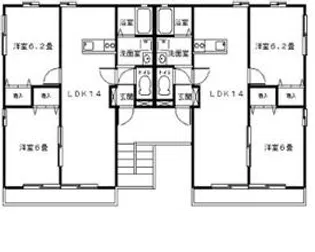 ハイム シンセリティD【2階】の間取り