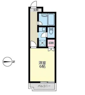カーザモンターニャ【4階】の間取り