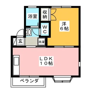 レスポワール【2階】の間取り
