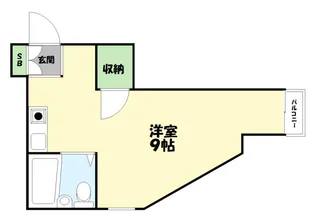 シップス甲斐田【3階】の間取り
