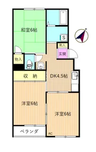 メゾンアスカ【3階】の間取り