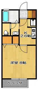カーサフェリーチェ【2階】の間取り