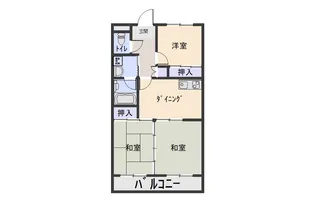 コーポラスアートヒル【3階】の間取り