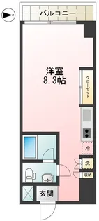 NEXT旗の台【6階】の間取り