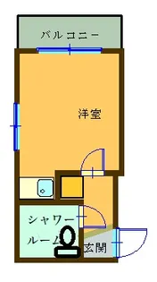 ニチエーイン鷹の台【3階】の間取り