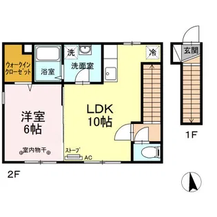 グランモア緑【1階】の間取り
