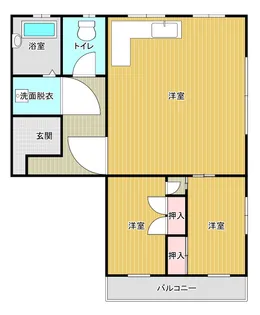 松島ハイツ【1階】の間取り