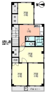 青木ビル【3階】の間取り