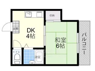 メゾン角井【3階】の間取り