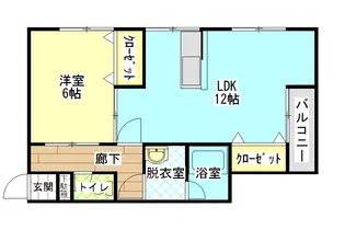 シサルパイン【3階】の間取り