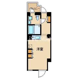 プレール・ドゥーク門前仲町【5階】の間取り