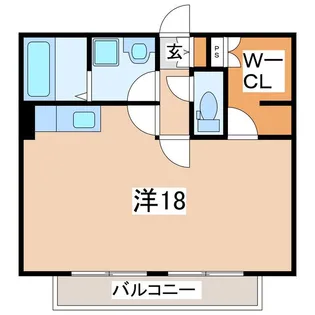 福島県郡山市亀田2【マンション】の間取り