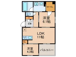 ShaMaison MiShow【1階】の間取り