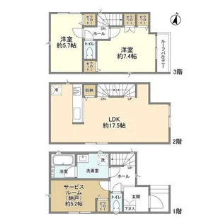 埼玉県さいたま市桜区山久保1【一戸建】の間取り