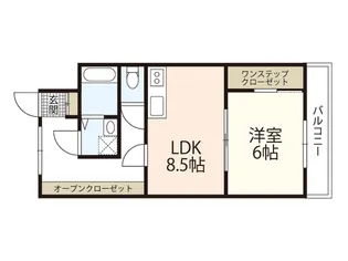 ドフラミンゴ【2階】の間取り