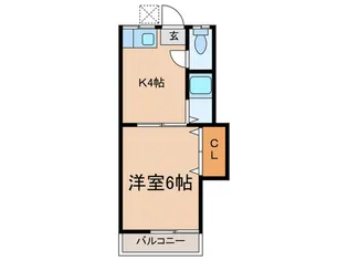 ハイムクリエイション【2階】の間取り