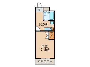 エコ-ル松本【4階】の間取り