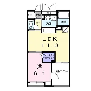 グレース【2階】の間取り