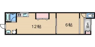 浜口東マンション【4階】の間取り