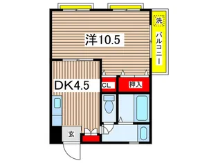 コ-トスプル-ス【3階】の間取り