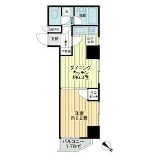 ライオンズマンション田園調布第2【1階】の間取り