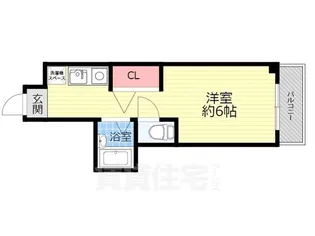 ディアコート川西弐番館【4階】の間取り