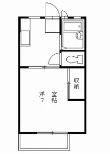 ハイツ和光【1階】の間取り