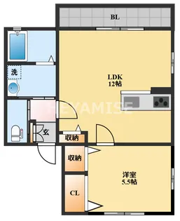 Casa SoleII【1階】の間取り