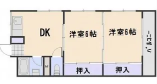 川崎ビル【3階】の間取り