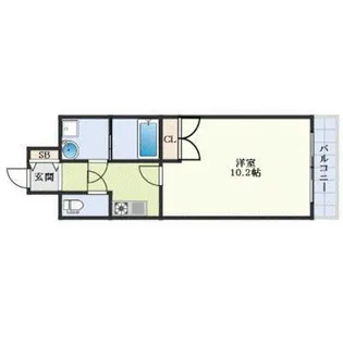 LECIEL仁保新町【5階】の間取り