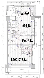 パークナードライカムシティ【8階】の間取り