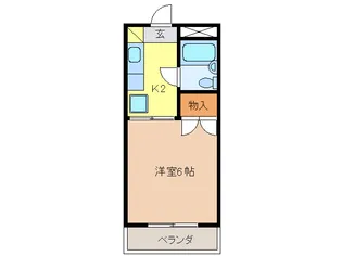 1Kの間取り画像