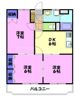 ユーミー豊栄【2階】の間取り