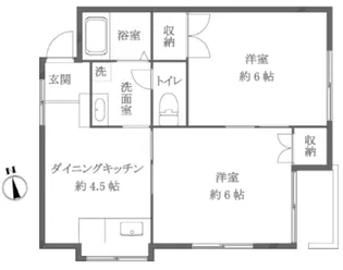 メゾン慶【0】【1階】の間取り