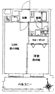 ファーストクラス横濱第2【6階】の間取り