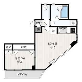 カーサズイコウ【4階】の間取り