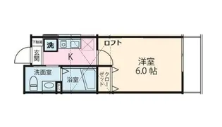 ピースコート登戸【2階】の間取り