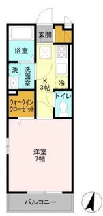 プレミアムAコート【1階】の間取り