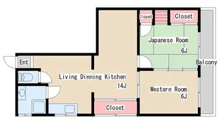 赤浦マンション【1階】の間取り
