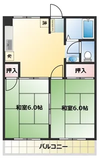 秋桜ビル【3階】の間取り