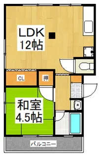 東京都小平市学園西町1【マンション】の間取り