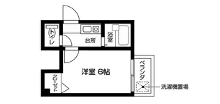 京都府京都市上京区若宮竪町【マンション】の間取り