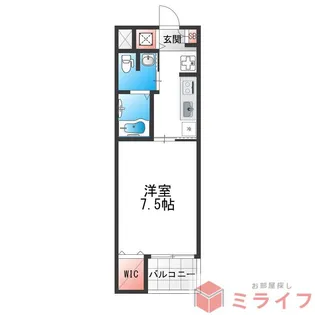 エクロール【4階】の間取り