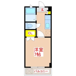サンパティーク武町【5階】の間取り