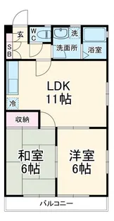 オレンジ・ペコ【2階】の間取り