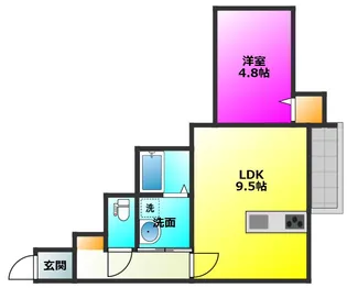 ジークレスト【2階】の間取り