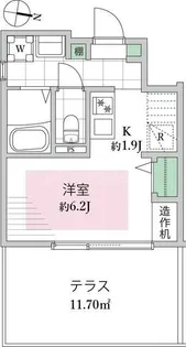 Wealth千葉東【1階】の間取り