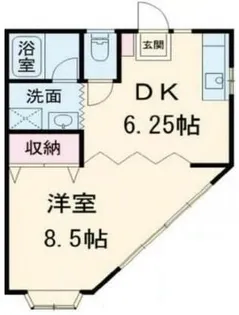 パールハイツ【1階】の間取り