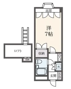 メイプルハウス【3階】の間取り